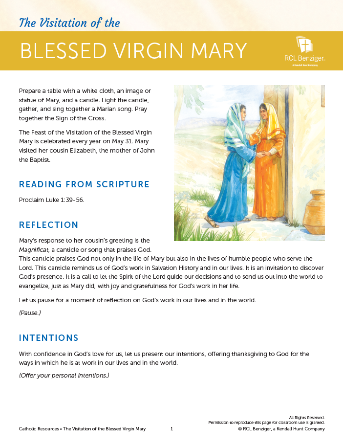 Visitation of the Blessed Virgin Mary